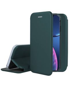 Smart Diva Book Case με Δυνατότητα Στήριξης - Dark Green (iPhone 13 Pro Max)