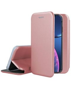 Smart Diva Book Case με Δυνατότητα Στήριξης - Rose Gold (iPhone 16e / 17e) - MT80860