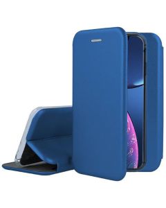 Smart Diva Book Case με Δυνατότητα Στήριξης - Navy Blue (iPhone 16 Plus)