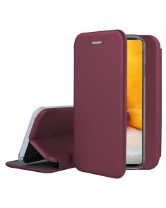 Smart Diva Book Case με Δυνατότητα Στήριξης - Burgundy (Xiaomi Redmi Note 12S)