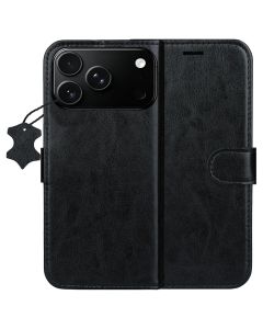 Smart Luxe Leather Wallet Case Θήκη Πορτοφόλι με Δυνατότητα Stand - Black (iPhone 17 Pro Max / 18 Pro Max) - MT84349