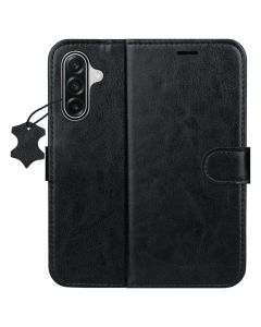 Smart Luxe Leather Wallet Case Θήκη Πορτοφόλι με Δυνατότητα Stand - Black (Samsung Galaxy S26) - MT84277