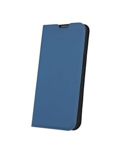 Smart Soft Wallet Case Θήκη Πορτοφόλι με Stand - Denim (iPhone 16 Plus)