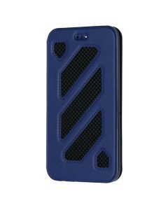 Smart Solid Book Case με Δυνατότητα Stand - Θήκη Πορτοφόλι Μπλε (LG K10 2017)