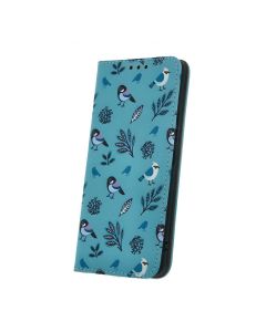Smart Trendy Magnet Wallet Case Θήκη Πορτοφόλι με δυνατότητα Stand Winter Birds (Samsung Galaxy A13 4G / A04s)