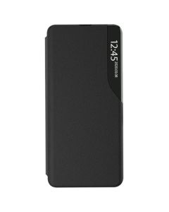 Smart View Flip Case Θήκη Πορτοφόλι με Stand - Black (Xiaomi Redmi Note 10 / 10S / Poco M5s)