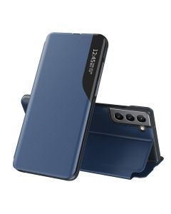 Smart View Flip Case Θήκη Πορτοφόλι με Stand - Navy (Samsung Galaxy S22 Plus 5G)