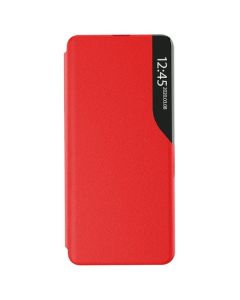 Smart View Flip Case Θήκη Πορτοφόλι με Stand - Red (Samsung Galaxy A22 4G)