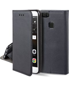 Forcell Smart Book Case με Δυνατότητα Stand Θήκη Πορτοφόλι Black (Huawei Nova 2) - MT14635