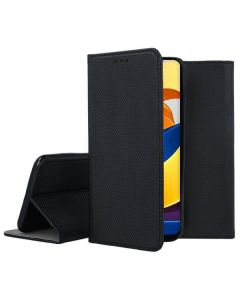 Forcell Smart Book Case με Δυνατότητα Stand Θήκη Πορτοφόλι Black (Xiaomi Redmi 14C / Redmi A4 / Poco C75) - MT80136