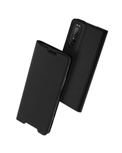 DUX DUCIS SkinPro Wallet Case Θήκη Πορτοφόλι με Stand - Black (Sony Xperia 1 II)