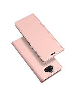 DUX DUCIS SkinPro Wallet Case Θήκη Πορτοφόλι με Stand - Rose Gold (Sony Xperia 10 Plus)