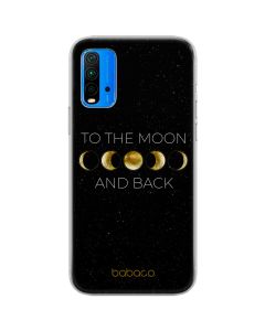 Babaco Space Silicone Case (BPCSPACE1925) Θήκη Σιλικόνης 003 To The Moon and Back Black (Xiaomi Poco M3 / Redmi 9T)