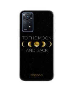 Babaco Space Silicone Case (BPCSPACE1892) Θήκη Σιλικόνης 003 To The Moon and Back Black (Xiaomi Poco M4 Pro 5G / Redmi Note 11T 5G / 11S 5G)