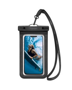 Spigen A601 Universal Waterproof Case - Αδιάβροχη Θήκη για Κινητά έως 8.2'' (AMP04525) Black