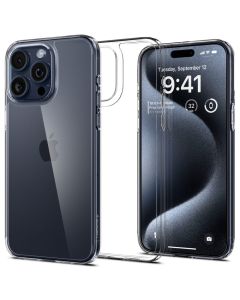 Spigen Air Skin Hybrid Case (ACS06697) Crystal Clear (iPhone 15 Pro)