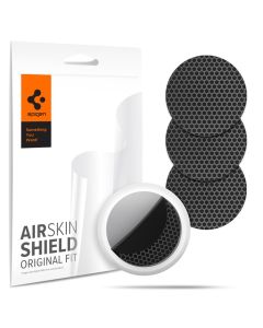 Spigen Airskin Shield 4x Apple AirTag Protector (AFL03161) Μεμβράνη Προστασίας - Carbon Black
