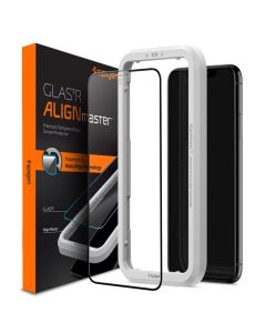Spigen ALM Glas.tR Premium Tempered Glass (AGL00106) Black (iPhone 11)