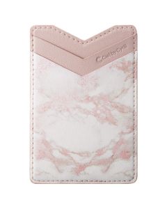 Spigen Cyrill Shine Wallet Αυτοκόλλητη Θήκη Καρτών για Smartphone - Pink Marble