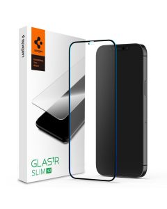 Spigen Oleophobic Coated Glas.tR Slim Premium Full Cover Tempered Glass (AGL01468) Black (iPhone 12 Pro Max)