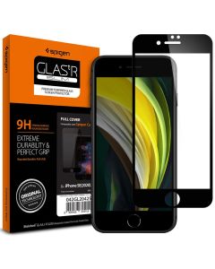 Spigen Oleophobic Coated Glas.tR Slim Premium Full Cover Tempered Glass (AGL01314) Black (iPhone 7 / 8 / SE 2020 / 2022)