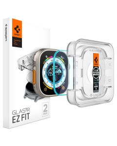 Spigen Glas.tR EZ FIT Premium Tempered Glass 2-Pack (AGL05556) Apple Watch Ultra 1/2 49mm