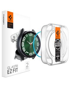 Spigen Glas.tR EZ FIT Premium Tempered Glass (AGL07066) 2-Pack (Samsung Galaxy Watch 6 47mm)