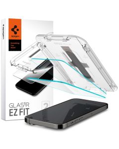 Spigen Oleophobic Coated Glas.tR EZ FIT Premium Tempered Glass (AGL05214) 2-Pack (iPhone 14 Pro)