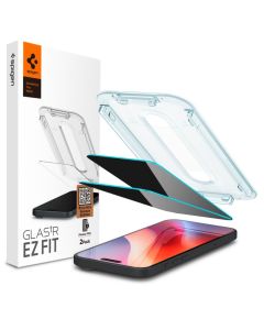 Spigen EZ Fit Glas.tR Privacy Tempered Glass (AGL07908) 2-Pack (iPhone 16 Pro Max)