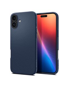 Spigen Liquid Air Armor Case (ACS08195) Navy Blue (iPhone 16)