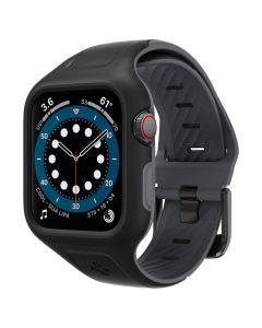 Spigen Liquid Air Pro Case (AMP02020) Black Θήκη Σιλικόνης (Apple Watch 40mm 1/2/3/4/5/6/SE)