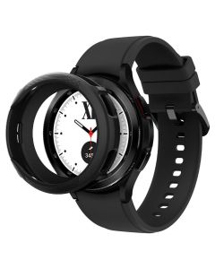 Spigen Liquid Air Case (ACS03141) Matte Black Θήκη Σιλικόνης (Samsung Galaxy Watch 4 Classic 42mm)