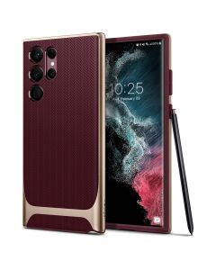 Spigen Neo Hybrid Case (ACS04382) Burgundy (Samsung Galaxy S22 Ultra 5G)