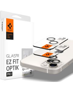 Spigen Optik.Tr ''EZ FIT'' Camera Lens Tempered Glass Prοtector (AGL05604) 2-Pack Starlight (iPhone 14 / 14 Plus)