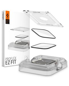Spigen ProFlex ''EZ FIT'' 2-Pack Screen Protector Black (AFL04052) Apple Watch - 41mm (Series 7 / 8)