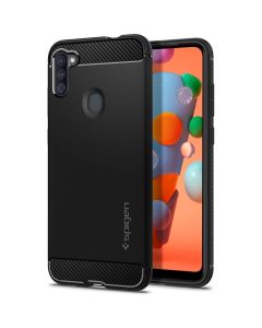 Spigen Rugged Armor Tough Case (ACS00855) Matte Black (Samsung Galaxy A11)