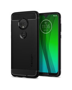 Spigen Rugged Armor Tough Case (M25CS25947) Matte Black (Motorola Moto G7 / G7 Plus)