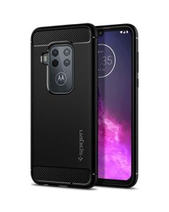 Spigen Rugged Armor Tough Case (ACS00384) Matte Black (Motorola One Zoom)
