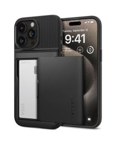 Spigen Slim Armor CS Case (ACS06589) Black (iPhone 15 Pro Max)