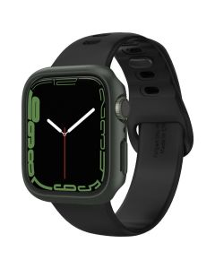 Spigen Thin Fit Case (ACS04175) Military Green - Ανθεκτική Θήκη (Apple Watch 7 / 8 / 9 45mm)