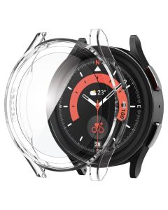 Spigen Thin Fit Case + Tempered Glass (ACS05400) Crystal Clear - Ανθεκτική Θήκη (Samsung Galaxy Watch 5 Pro 45mm)