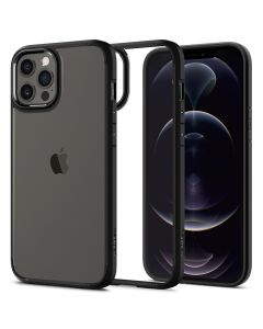 Spigen Ultra Hybrid Case (ACS01703) Clear / Matte Black (iPhone 12 / 12 Pro)