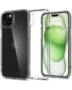 Spigen Ultra Hybrid Case (ACS06653) Crystal Clear (iPhone 15 Plus)