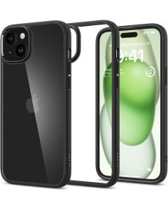 Spigen Ultra Hybrid Case (ACS06657) Clear / Matte Black (iPhone 15 Plus)