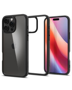 Spigen Ultra Hybrid Case (ACS08125) Clear / Matte Black (iPhone 16 Pro)