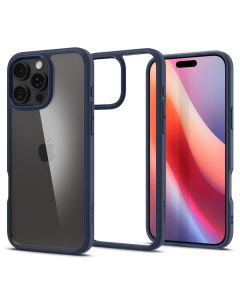 Spigen Ultra Hybrid Case (ACS08126) Clear / Navy Blue (iPhone 16 Pro)