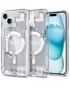 Spigen Ultra Hybrid Mag MagSafe Case (ACS07037) Zero One White (iPhone 15)
