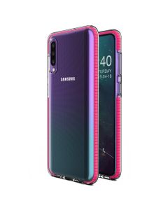 Spring Case Διάφανη Θήκη Σιλικόνης Pink (Samsung Galaxy A40)