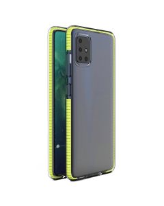 Spring Case Διάφανη Θήκη Σιλικόνης Yellow (Xiaomi Redmi Note 9)