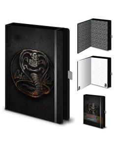 Cobra Kai (Metal Badge) Premium A5 Notebook Σημειωματάριο Ριγέ